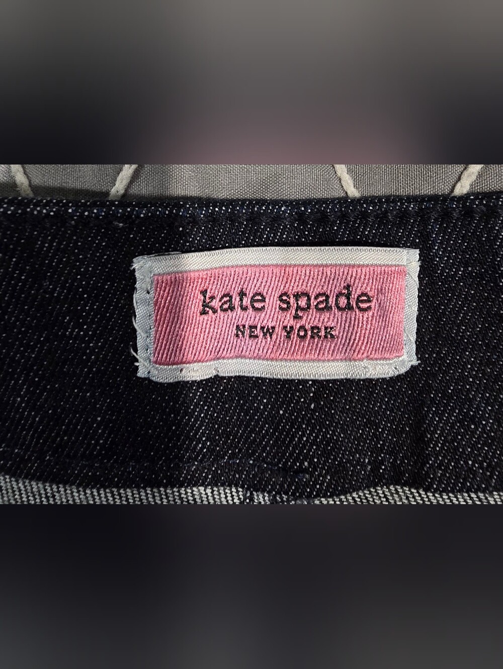 Kate Spade High Waisted Wide Leg Cropped Jeans Size 15/32 - Picture 7 of 8